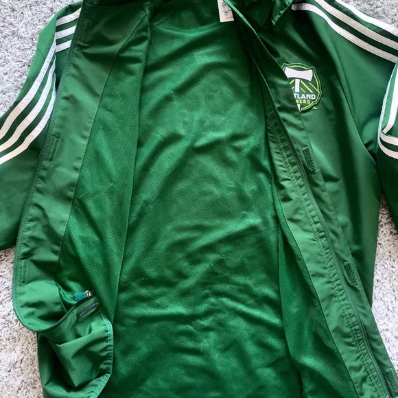 Adidas Portland Timbers Soccer Warm-Up Jacket. Small. Official Adidas. - Picture 7 of 16